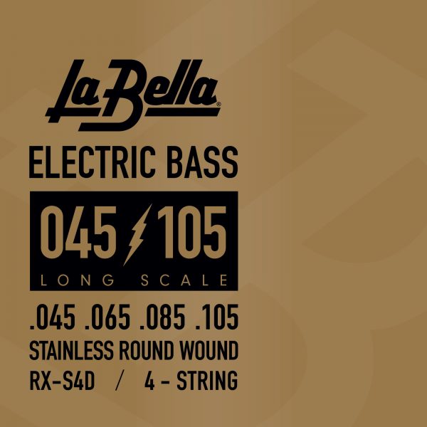 LaBella RX-S4D Rx Stainless Struny pre 4 strunovú Elektrickú Basgitaru 045-105