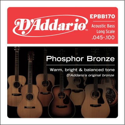Daddario EPBB 170  Struny pre 4-strunovú Akustickú Basgitaru  045-100